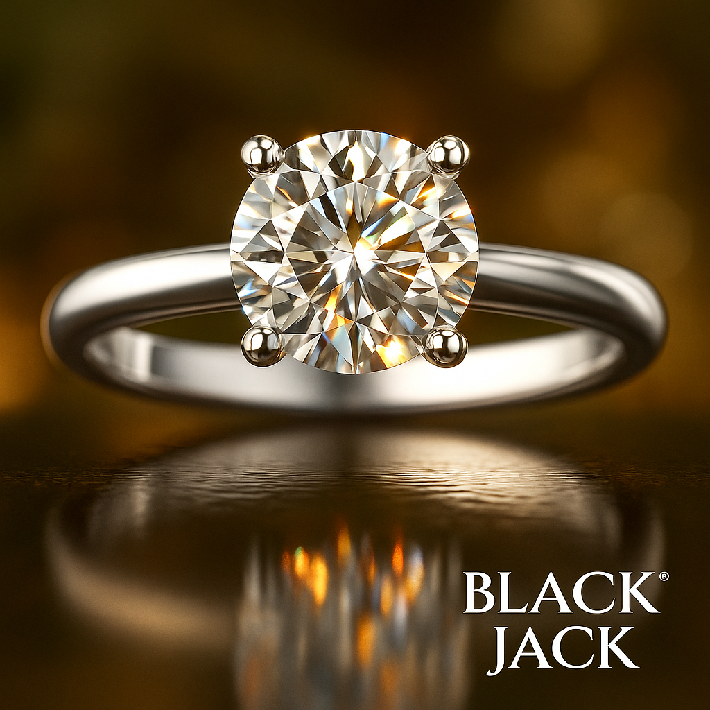 2.00 CT Hair to Diamond Solitaire Engagement Ring – Lab Grown Memory Ring | Black Jack®