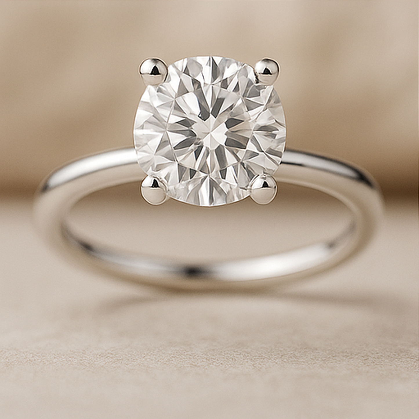Lab-Grown Memorial Diamond Ring – Pet Ashes or Hair to Diamond – 1 to 5 CT – White Gold – Black Jack® Memory