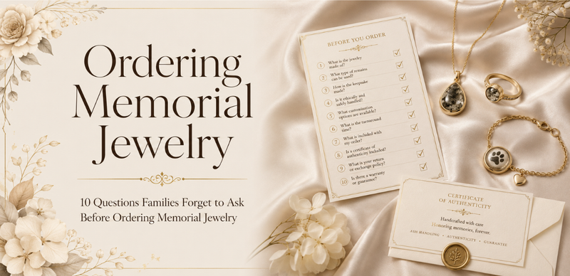 10 Questions Families Forget to Ask Before Ordering Memorial Jewelry