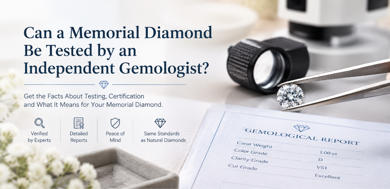 Can a Memorial Diamond Be Tested by an Independent Gemologist?