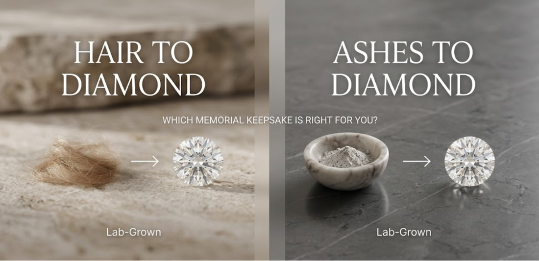 Hair to Diamond vs Ashes to Diamond: Which Option Is Better for a Memorial Keepsake?
