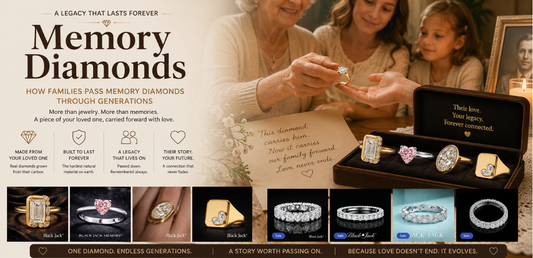 How Families Pass Memory Diamonds Through Generations