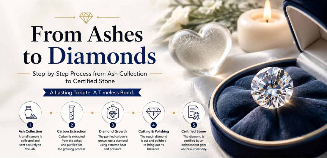 Human Ashes into Diamonds: Step-by-Step Process from Ash Collection to Certified Stone