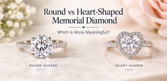 Round vs Heart-Shaped Memorial Diamond: Which Is More Meaningful?