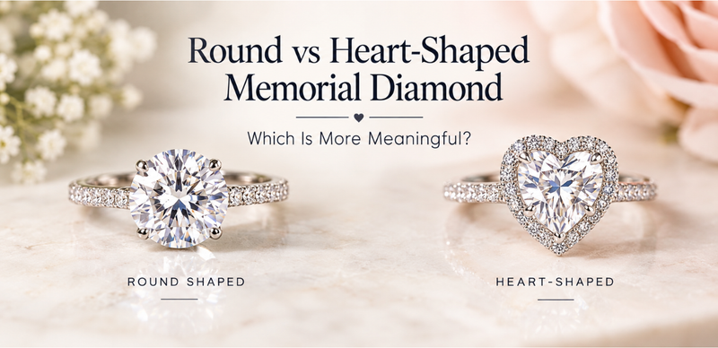 Round vs Heart-Shaped Memorial Diamond: Which Is More Meaningful?