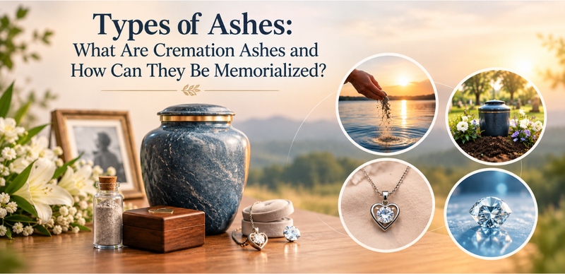 Types of Ashes: What Are Cremation Ashes and How Can They Be Memorialized?