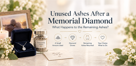 What Happens to the Unused Ashes After a Memorial Diamond Is Made?