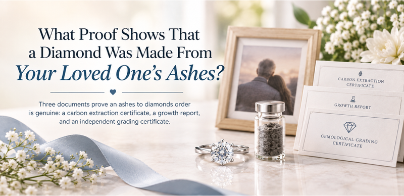 What Proof Shows That a Diamond Was Made From Your Loved One's Ashes?