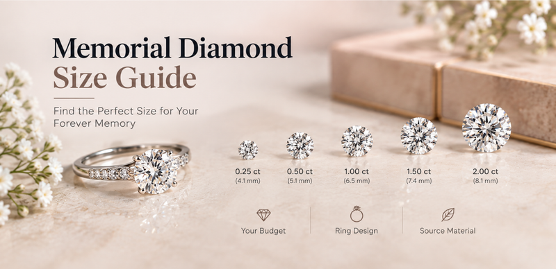 What Size Memorial Diamond Should You Choose?