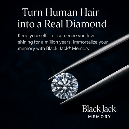 Memory Blue Diamond Stud Earrings from Ashes or Hair | Lab Grown 0.25–4.00 ct in White Gold