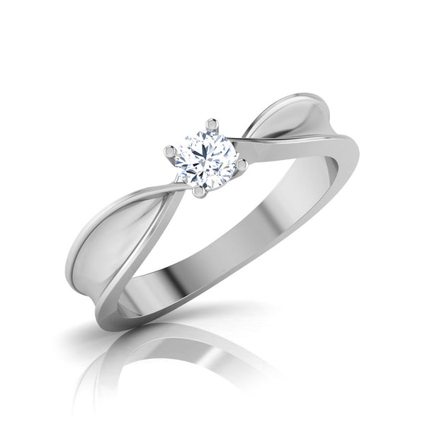 2.50 Ct. Round Shape Moissanite Engagement Ring by Black Jack