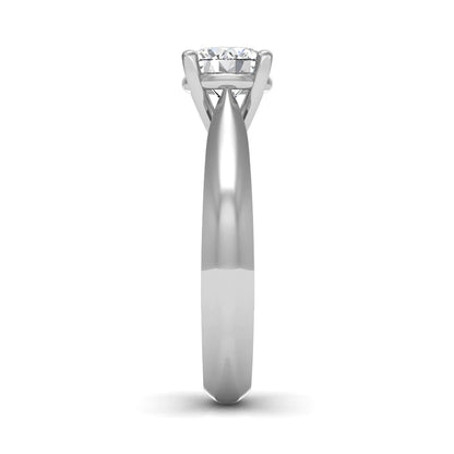 1.00 Ct. Round Lab-Created Diamond Engagement Rings in 14K White Gold