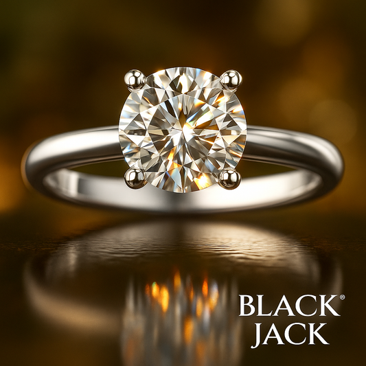 2.00 CT Hair to Diamond Solitaire Engagement Ring – Lab Grown Memory Ring | Black Jack®