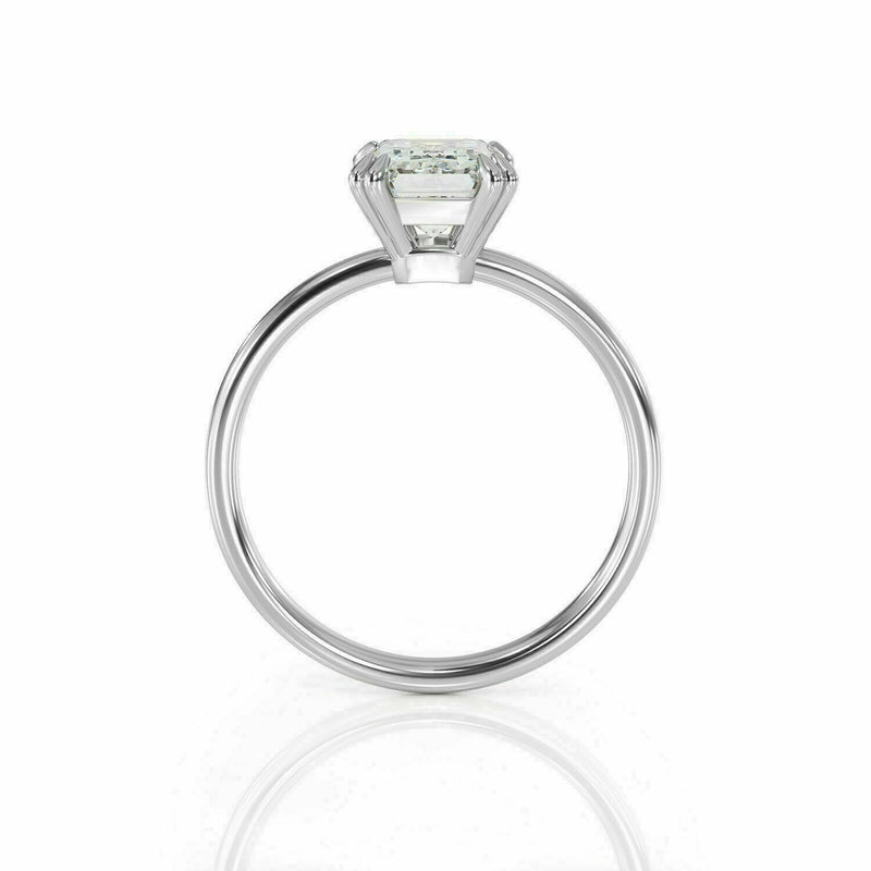 2.00 Ct. Emerald cut Moissanite Engagement Ring by Black Jack