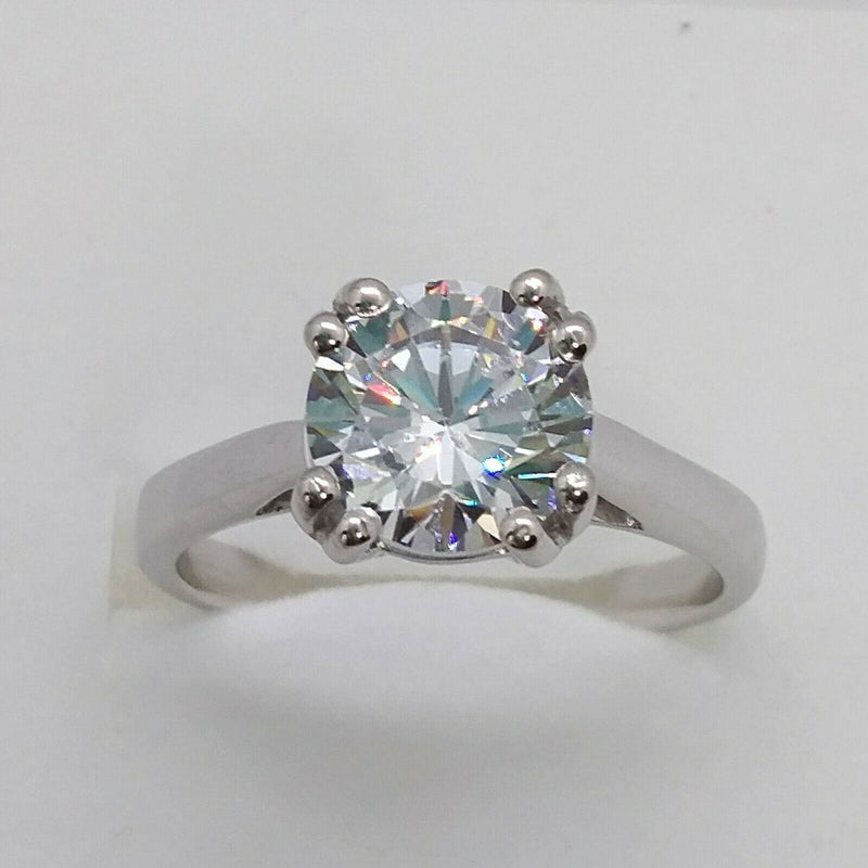 2.00 Ct. Round cut Moissanite Engagement Ring by Black Jack