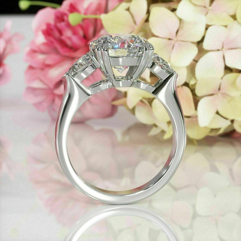 3.00 Ct. Radiant cut Moissanite Engagement Ring by Black Jack