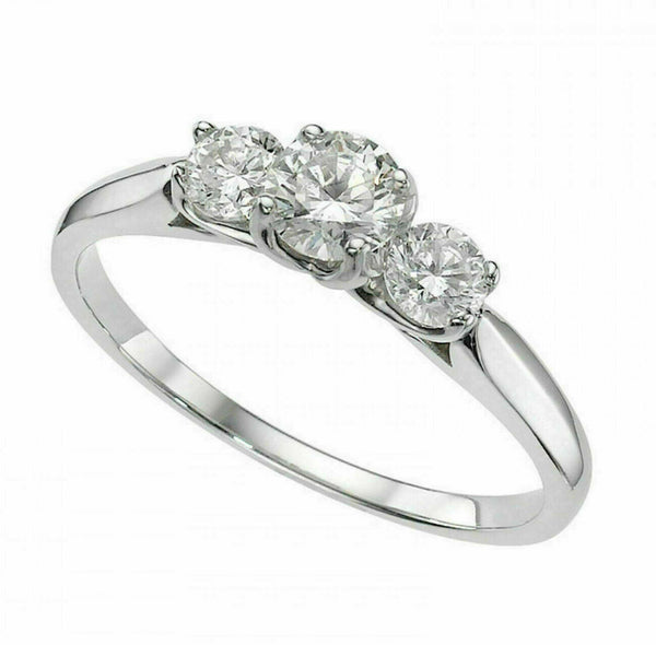 1.50 Ct. Round cut Moissanite Engagement Ring by Black Jack