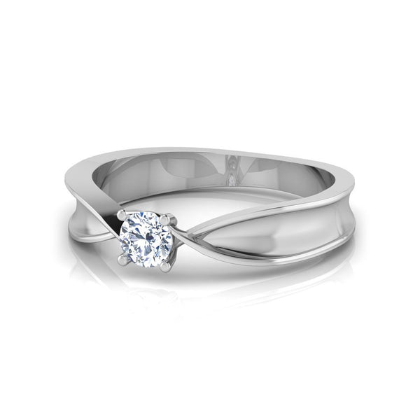 Solitaire 2.50 Ct. Round cut Moissanite Engagement Ring by Black Jack
