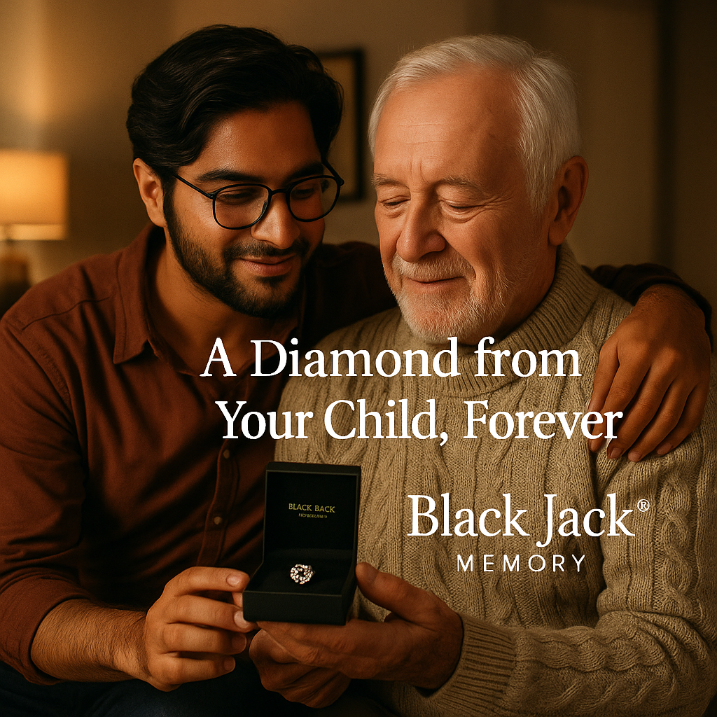 Ashes to Diamond – Custom Lab-Grown Memorial Diamond from Hair or Ashes | Black Jack® Memory USA