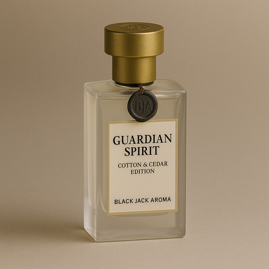 Guardian Spirit™ – Cotton & Cedar Edition | Perfume from Pet Ashes or Hair | Black Jack® Aroma – Pet Memory Perfumes™