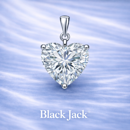 1.00 CT Heart Shaped Lab Grown Diamond Pendant in 14K White Gold | IGI Certified