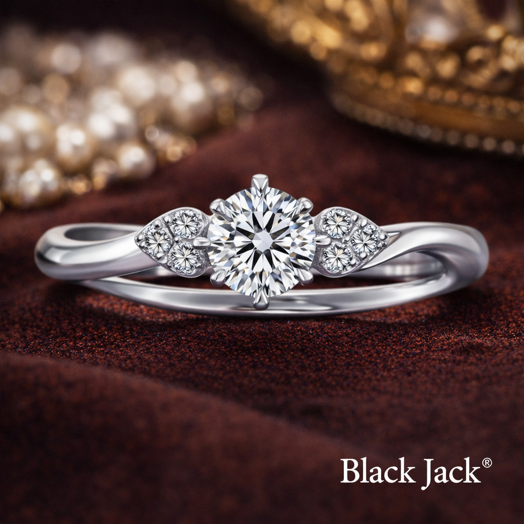 0.70 CT Aurora Twist Memory Diamond Ring |14k Gold| Pet & Human Ashes| Brand Authenticity Certified