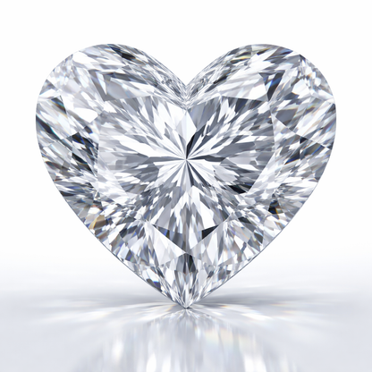 5.00 Ct Heart Shape loose Diamond Memorial Jewellery