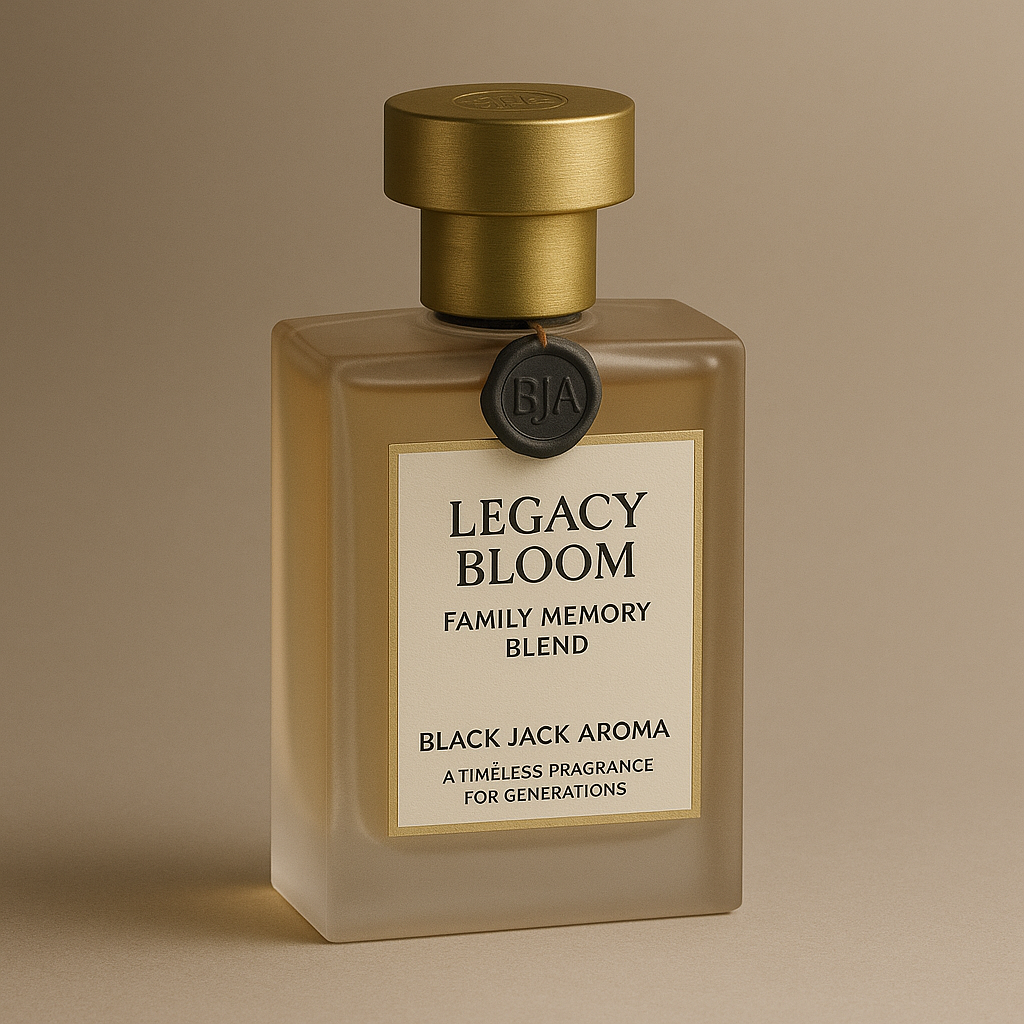 Legacy Bloom™ – Family Memory Blend | Family Tribute Perfume from Ashes or Hair | Black Jack® Aroma – Memory Perfumes & Aroma™