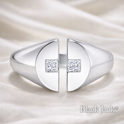 Lab Grown Diamond Infinity Wedding Band Ring (0.25 CT TW) in 14K White Gold – Brand Authority Certified