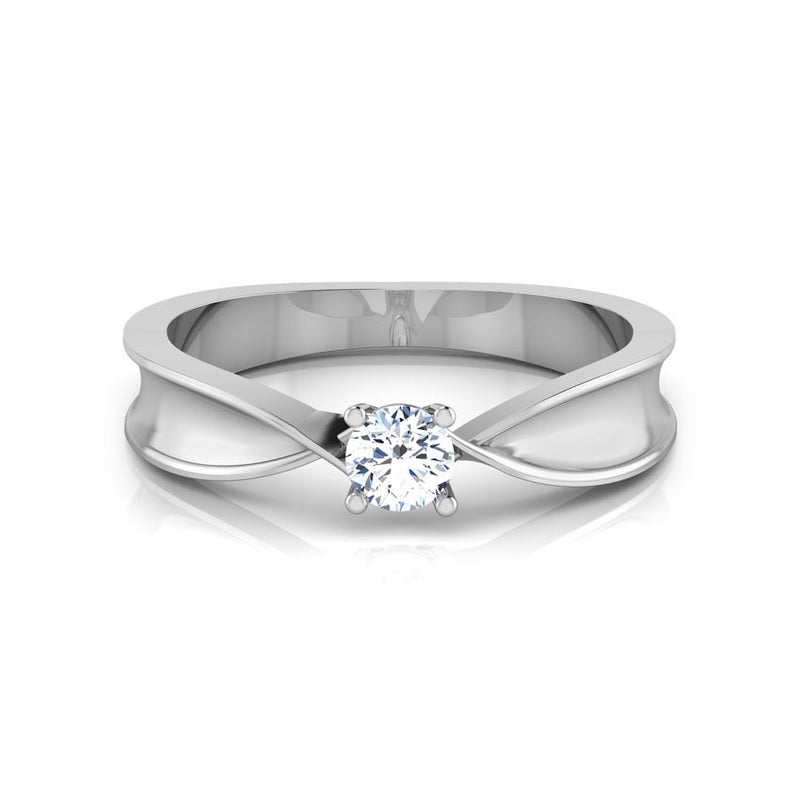 Solitaire 2.50 Ct. Round cut Moissanite Engagement Ring by Black Jack