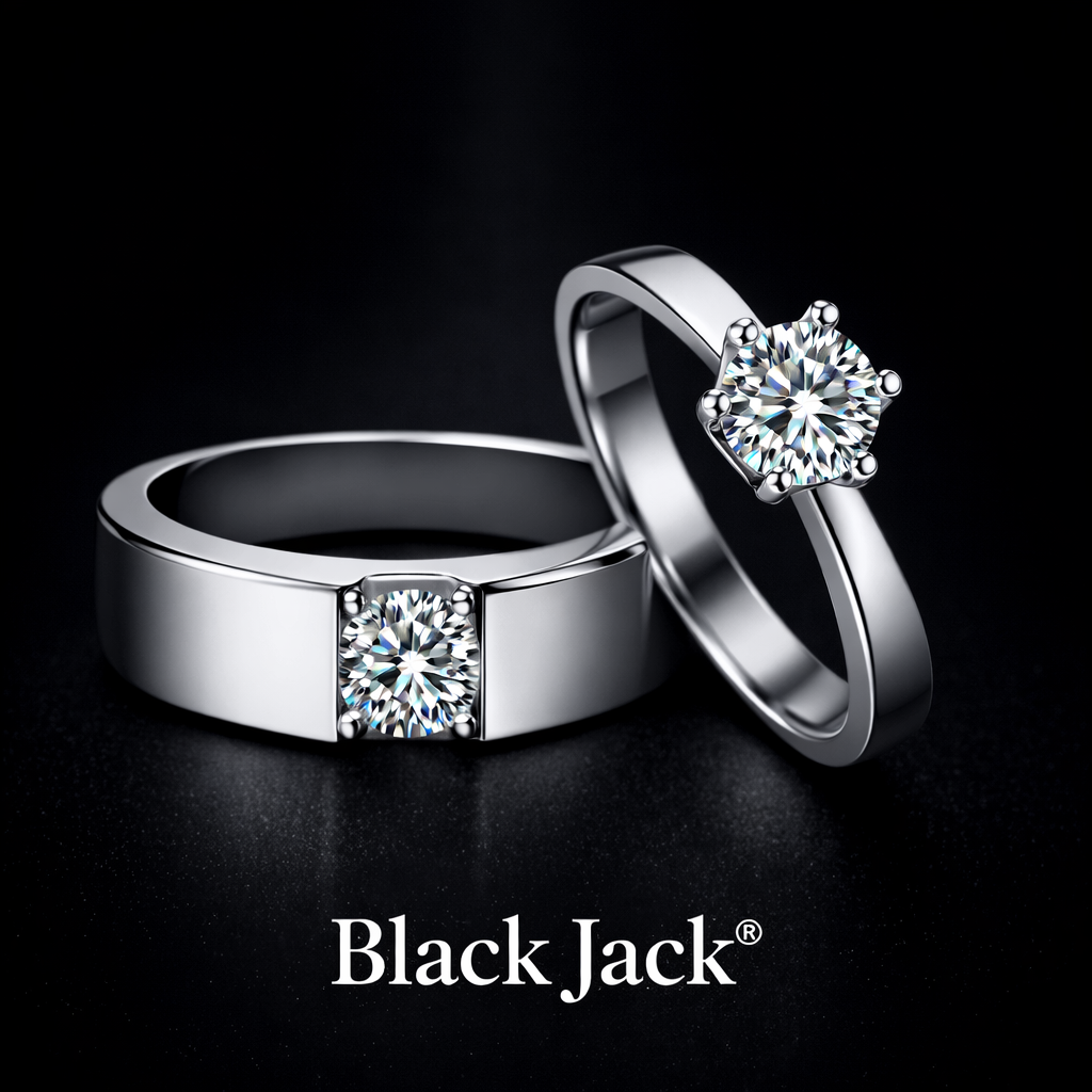 1.50 Ct Women’s Engagement Ring & 1.50 Ct Men’s Engagement Ring – Lab Grown Ashes to Diamond Couple Wedding Rings in 14K Gold