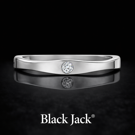 0.10 Carat Lab-Grown Diamond Men’s Wedding Band Round Cut in 14K White Gold