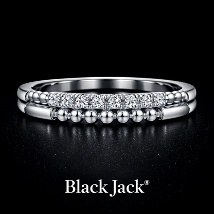 0.40 Carat Round Cut Lab-Grown Diamond Wedding Band in 925 Sterling Silver