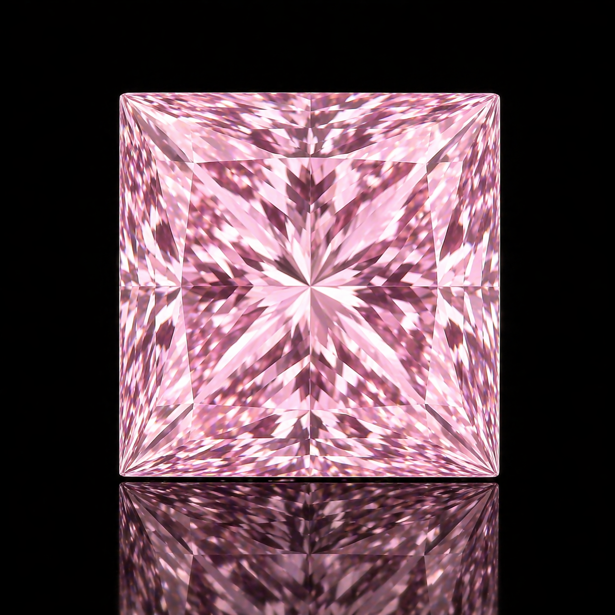 Princess Pink Ashes to Diamond – Keepsake Memorial Diamond Stone Black Jack 💎