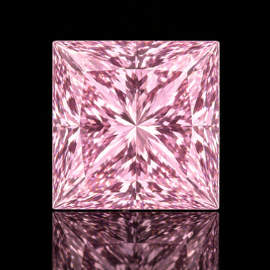 Princess Pink Ashes to Diamond – Keepsake Memorial Diamond Stone Black Jack 💎