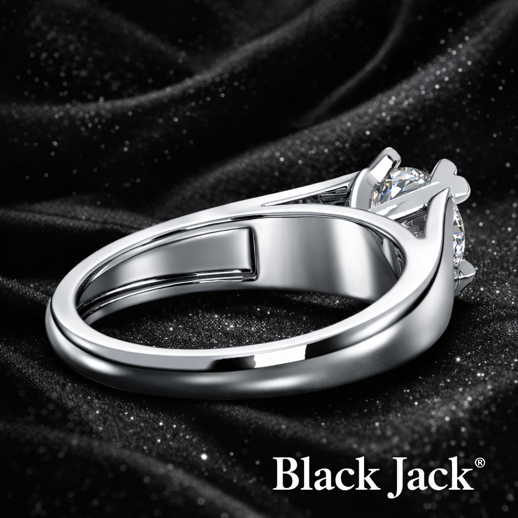 3.00 Carat Lab-Grown Diamond Solitaire Engagement Ring Round Cut in 14K White Gold IGI Certified
