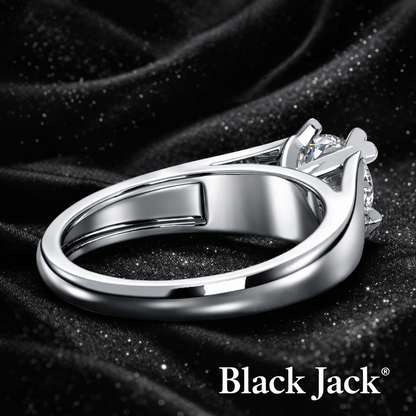3.00 Carat Lab-Grown Diamond Solitaire Engagement Ring Round Cut in 14K White Gold IGI Certified