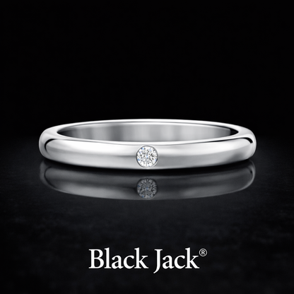 0.20 Carat Lab-Grown Diamond Men’s Wedding Band Round Cut in 14K White Gold