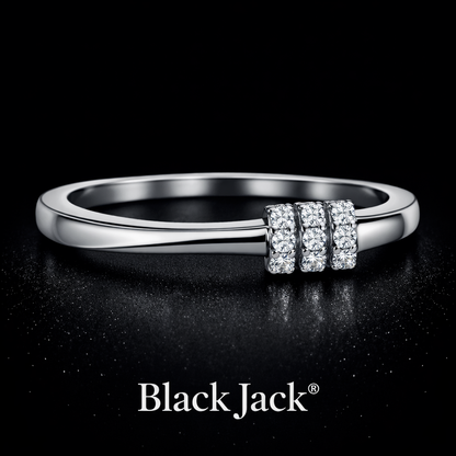 0.30 Carat Round Cut Lab-Grown Diamond Accent Wedding Band Ring in 925 Sterling Silver