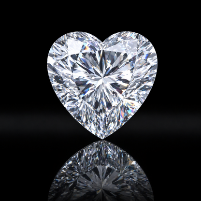 Heart Shape Ashes to Diamond – Loved One Diamond Tribute Keepsake Memorial Gem Black Jack 💎