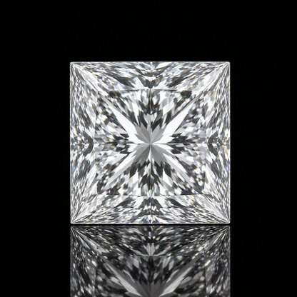 Princess Cut Ashes to Diamond – Remembrance Diamond Memorial Keepsake for Loved One Black Jack 💎