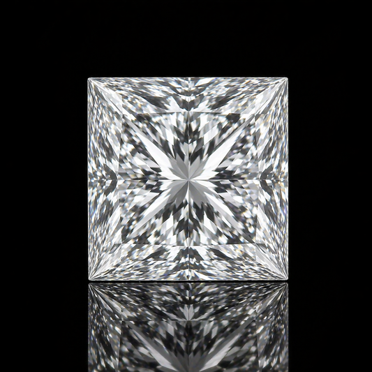 Princess Cut Ashes to Diamond – Remembrance Diamond Memorial Keepsake for Loved One Black Jack 💎