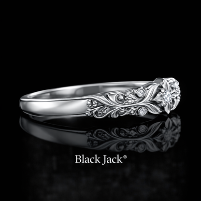 0.40 Carat Lab-Grown Diamond Women’s Wedding Band Round Cut in 14K White Gold