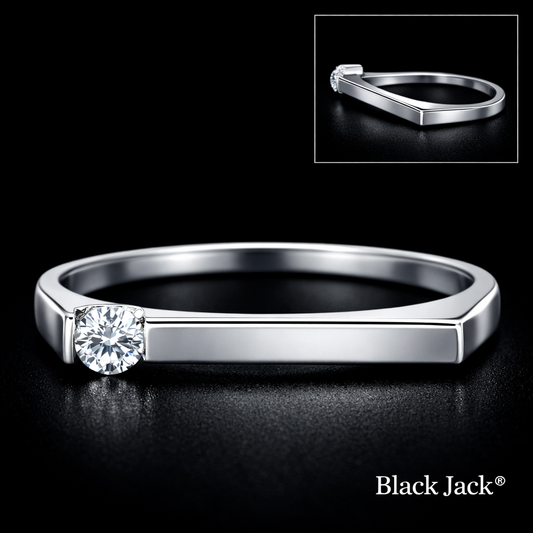 0.30 Carat Round Cut Lab-Grown Diamond Solitaire Engagement Ring in 925 Sterling Silver