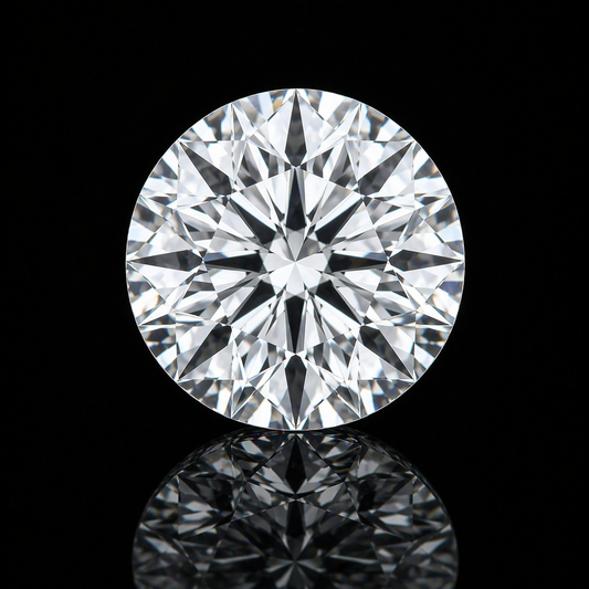 Round White Ashes to Diamond – Legacy Memorial Keepsake Diamond Black Jack 💎