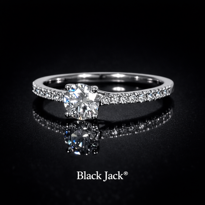 1.20 Carat Round Cut Lab-Grown Diamond Solitaire Engagement Ring in 925 Sterling Silver
