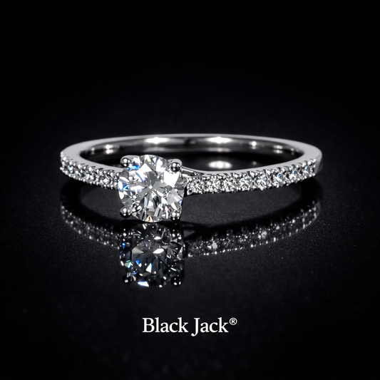 1.20 Carat Round Cut Lab-Grown Diamond Solitaire Engagement Ring in 925 Sterling Silver