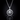 2.00 Ct Lab-Grown Diamond Double Halo Pendant in 925 Sterling Silver Black Jack®