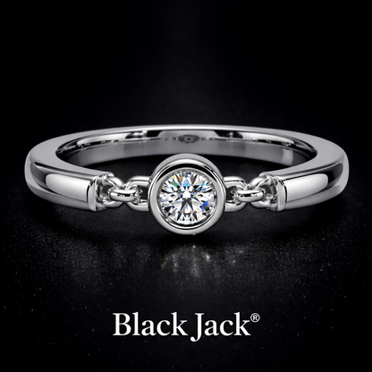 0.50 Carat Round Cut Lab-Grown Diamond Solitaire Engagement Ring in 925 Sterling Silver