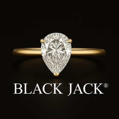 1.50 Ct Pear Cut Solitaire Ring memorial jewellery